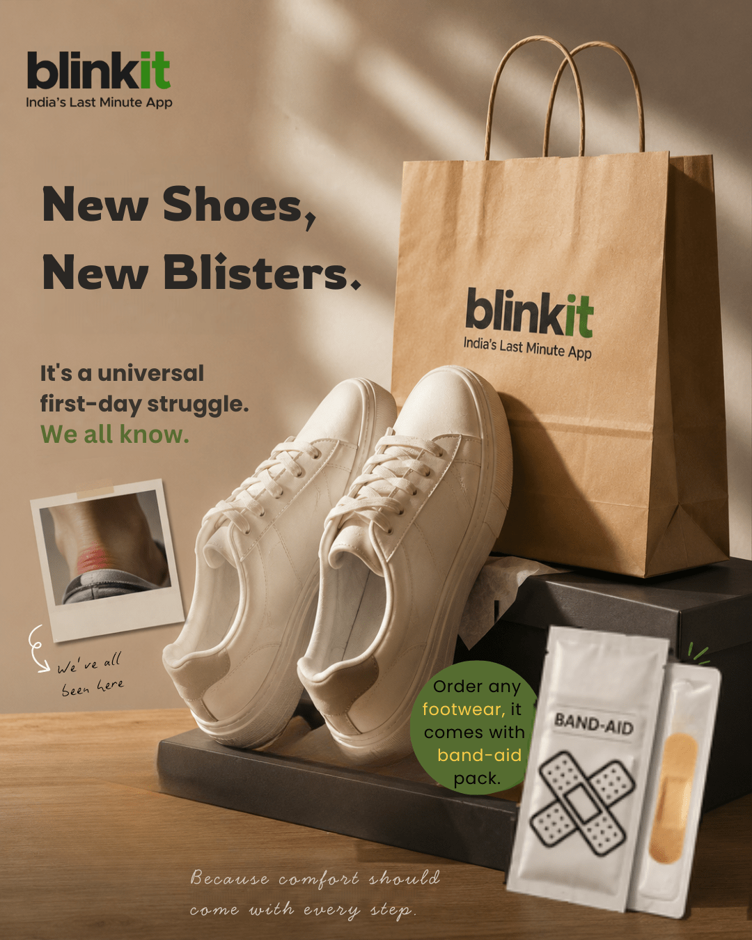 Blisters.